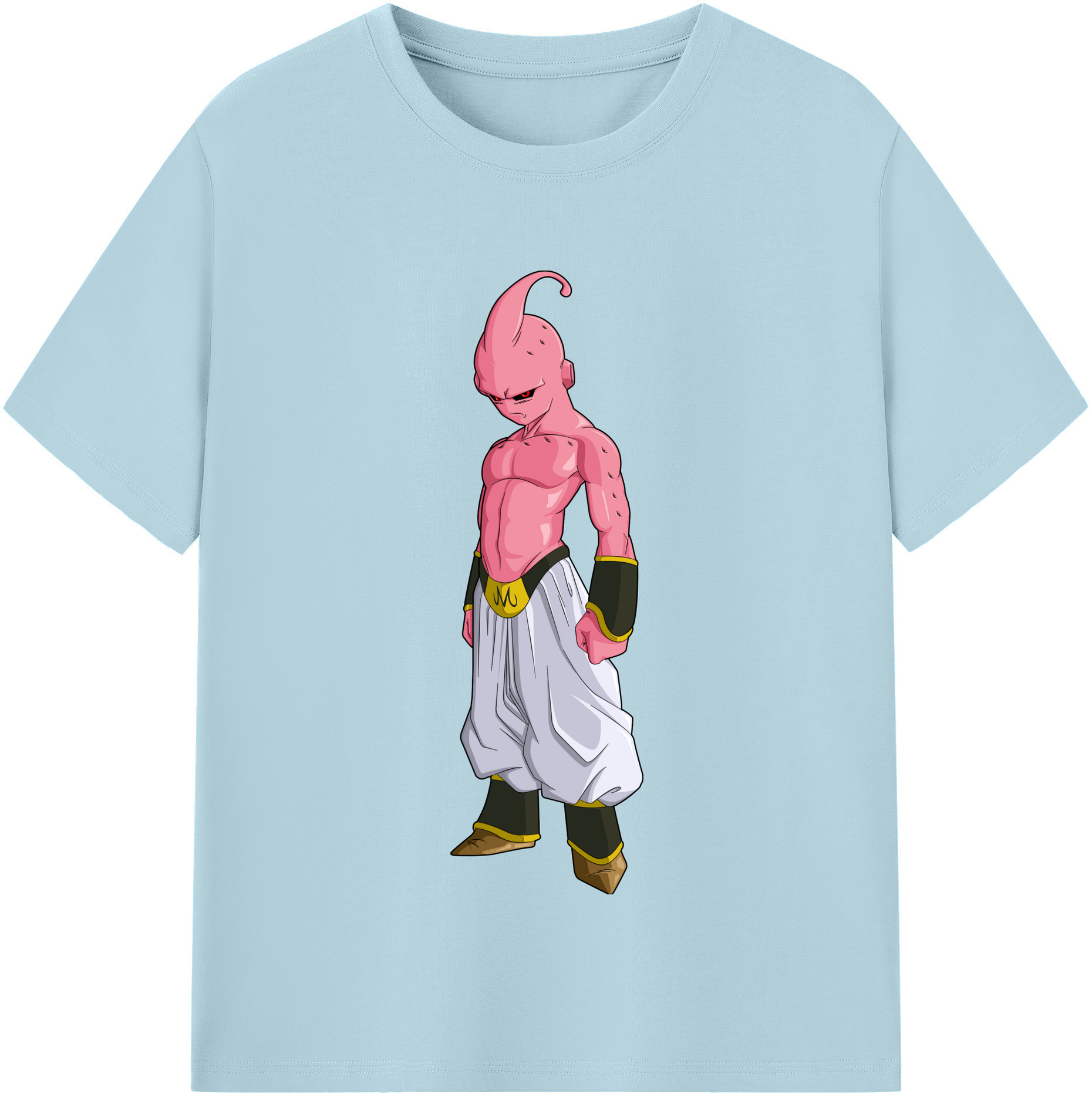 （画像用） ドラゴンボール 魔人ブウ DRAGON BALL Majin Buu 綿100％半袖Tシャツ（フロントプリント）